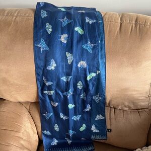 Vintage butterfly scarf